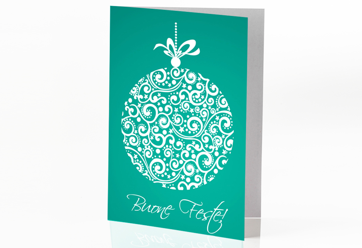 Biglietto Fantasia Verde: per i tuoi auguri gioiosi e solidali - Bazar Solidale Biglietto Fantasia Verde