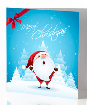 Biglietto Neve di Natale
