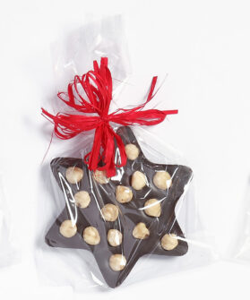 Stella di natale al cioccolato; idea Natale solidale